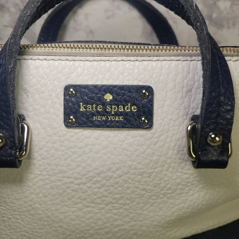 Kate Spade Black and White Satchel - Picture 3 of 16